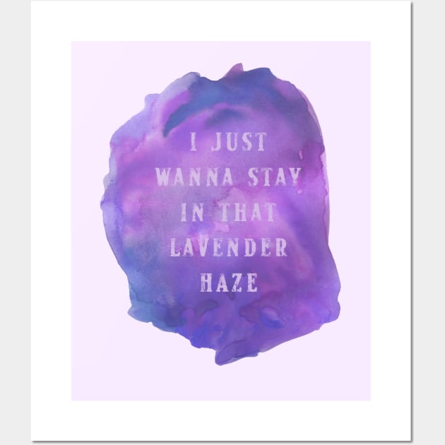 Lavender Haze Wall Art by Midnight Pixels